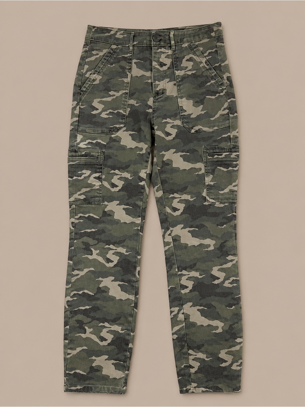 Women’s Green Camo Cargo Pants